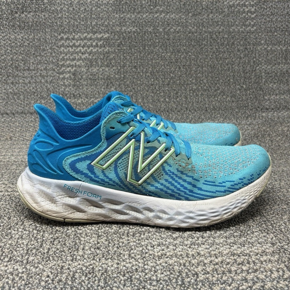 New Balance Fresh Foam 1080v11 Women Sz 10 Turquoise Blue Running Shoe Sneakers